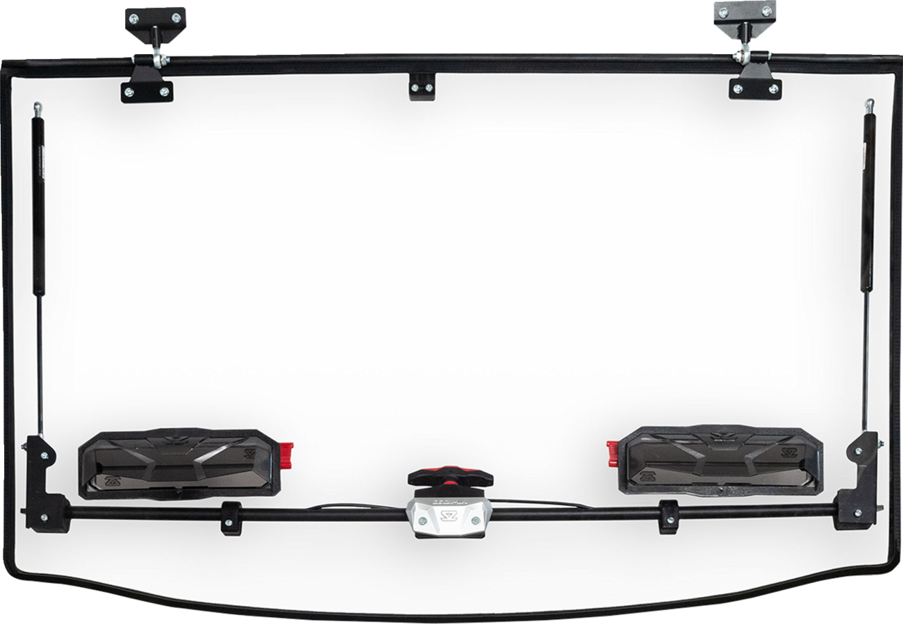 Seizmik Flip-Up Windshield With Vents Polaris Ranger XP 900 / 1000 / Crew 2013-2025