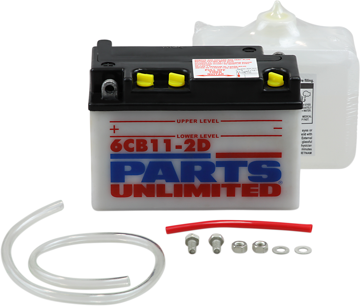 Parts unlimited Battery - 6YB11-2D 1980-1981 Honda C70 / 1970-1973 Honda C70M