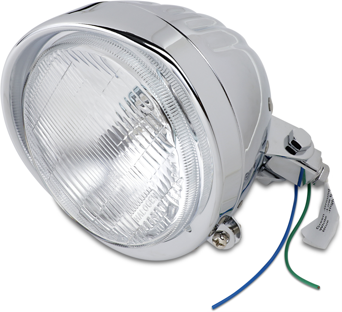 Drag Specialties Chrome Custom Springer-Style Headlight Assemblies