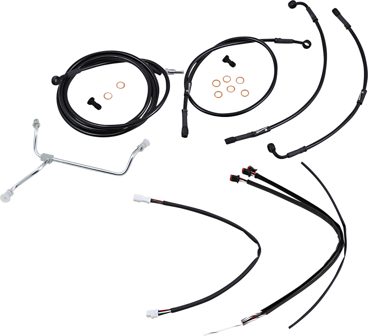 Burly Handlebar Cable Installation Kit For Harley Road King / Glide 2017-2020