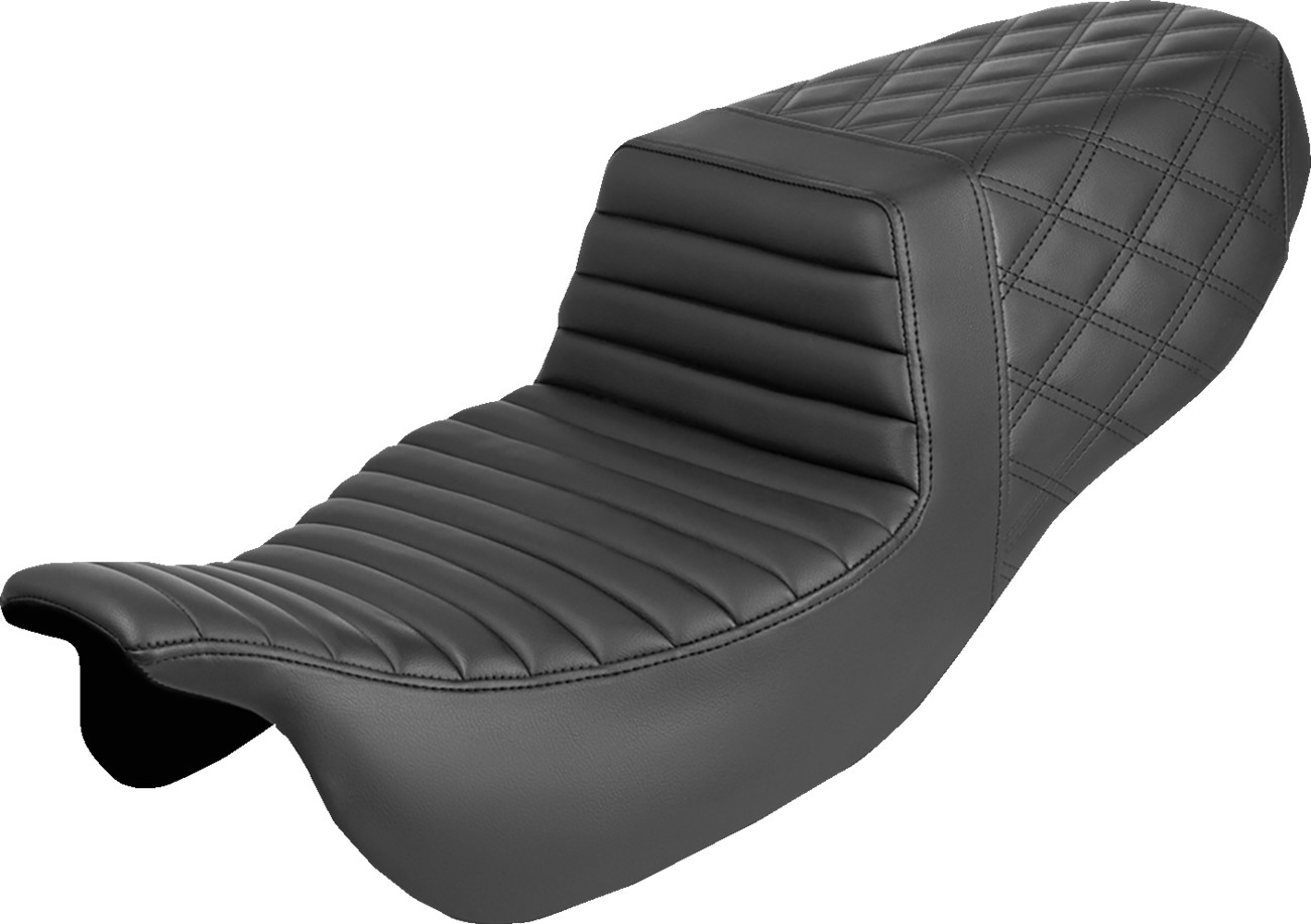 Saddlemen Step-Up Seat - Front Tuck-n-Roll/Rear Lattice Stitch - FLRT/FLTRT '15-'25 2015-2025 Harley Davidson FLRT Freewheeler / 2023-2025 Harley Davidson FLTRT Road Glide 3