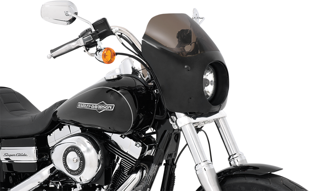 Memphis Shades Cafe Fairing & Polished Mount Kit for 11-19 Harley Sportster XLL