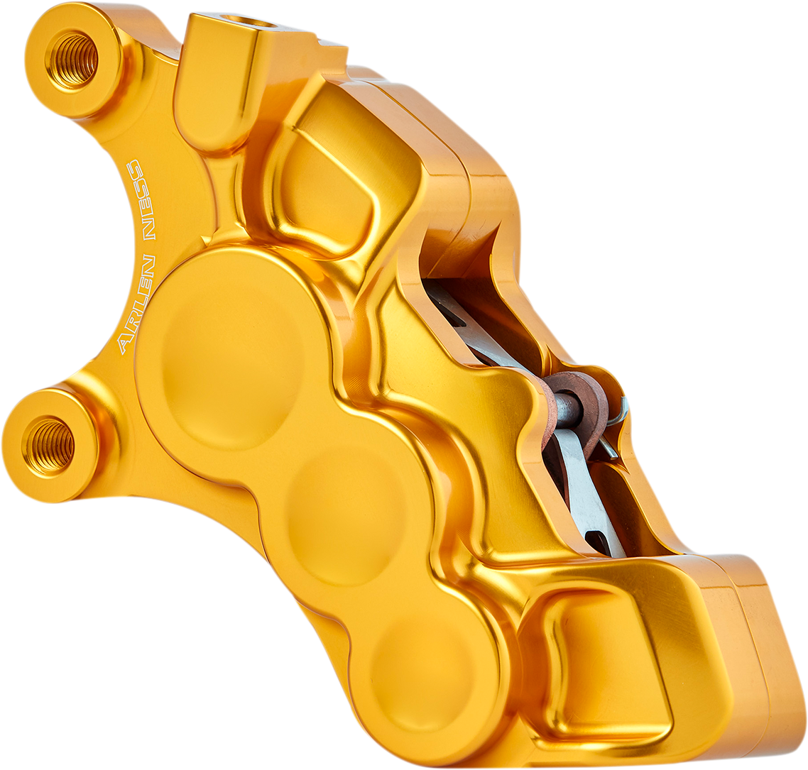 Arlen ness 6-Piston Caliper - 11.8" - Gold Harley Davidson
