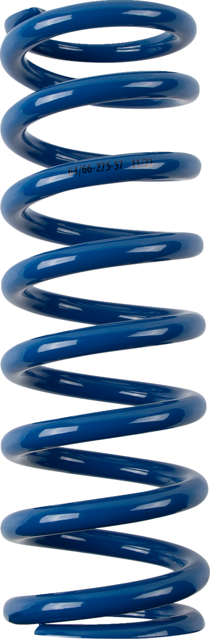 Moose offroad Shock Spring - 64/66 mm OD - 57 n/mm - Blue Yamaha