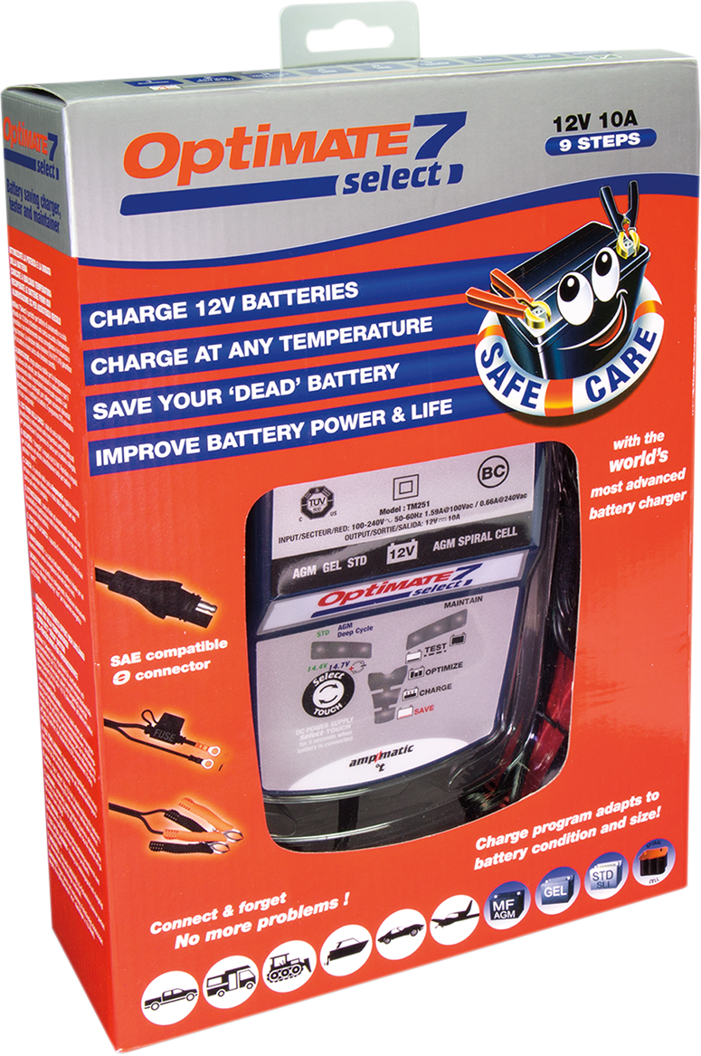 Optimate™ 7 Select Battery Charger/Power Supply