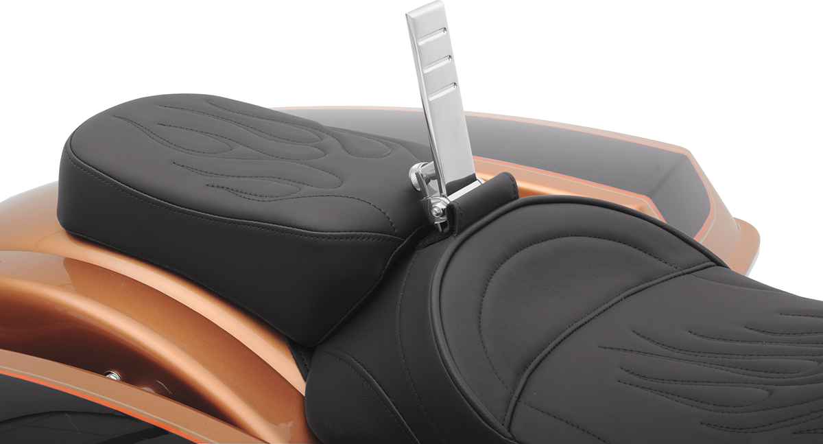 Drag specialties seats EZ Glide II Backrest - Small - Solar Reflective Leather - Smooth