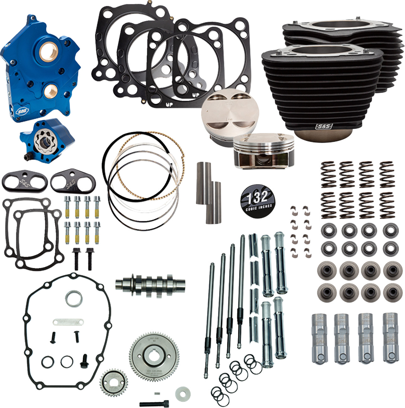 S&S CYCLE 132" Power Package for M8
