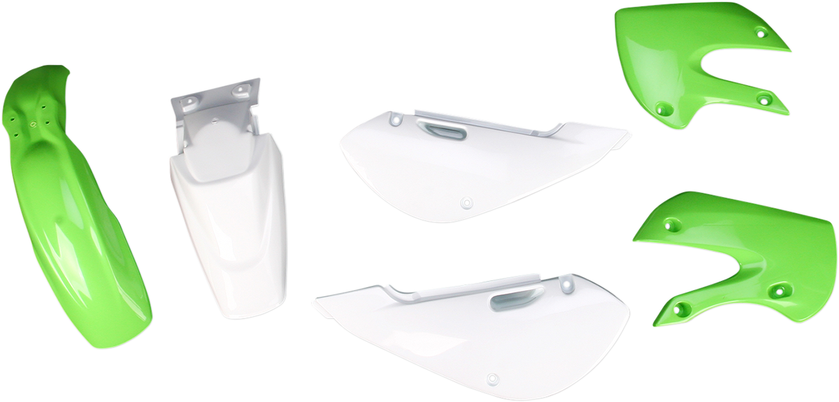 Acerbis Standard Replacement Body Kit - '12 OEM Green/White Kawasaki/Suzuki