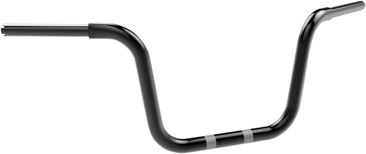 Khrome werks 1-1/4" Fat Center Bobber Ape Handlebar - 10" - Black 2007-2016 Harley Davidson FLSTF Fat Boy / 2017-2018 Harley Davidson FLHR Road King / 2013-2017 Harley Davidson FXSB Breakout
