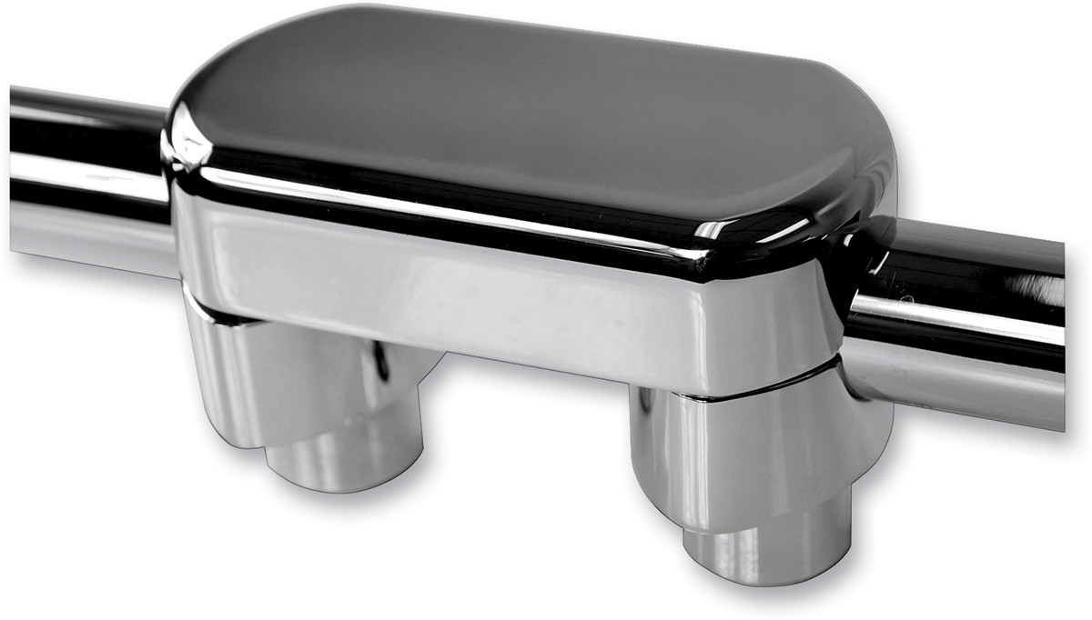 La choppers Hefty Handlebar Riser & Top Clamp Kit - 1-1/2" - Chrome