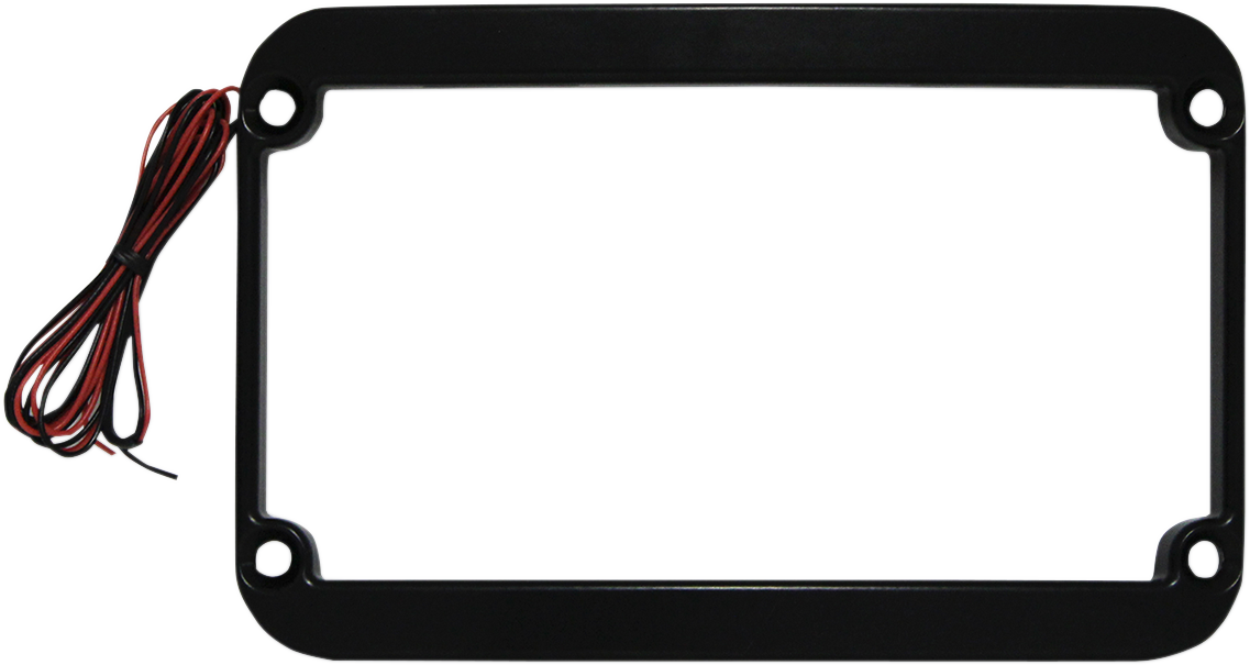 Klock werks License Plate Frame - LED - Black