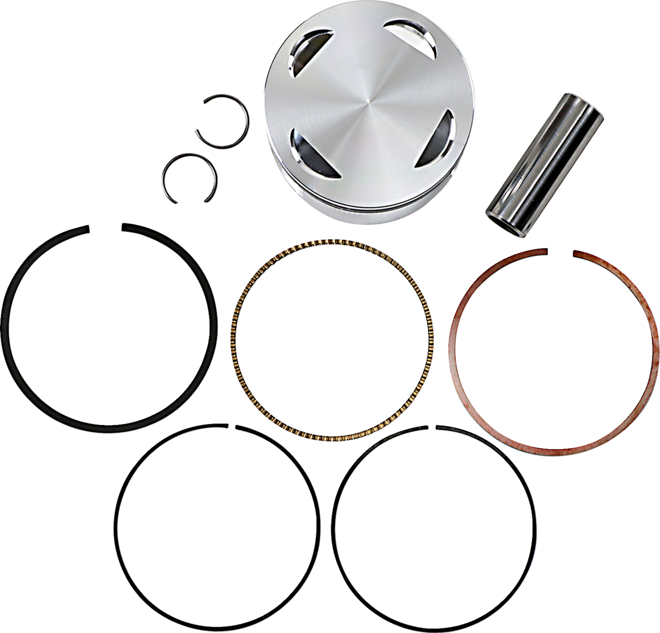 Je pistons Piston Kit - 101.00 mm - 9.0:1 CR - Honda