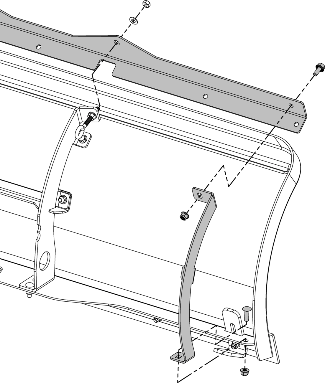 KFI Flex Blade Stiffener Kit