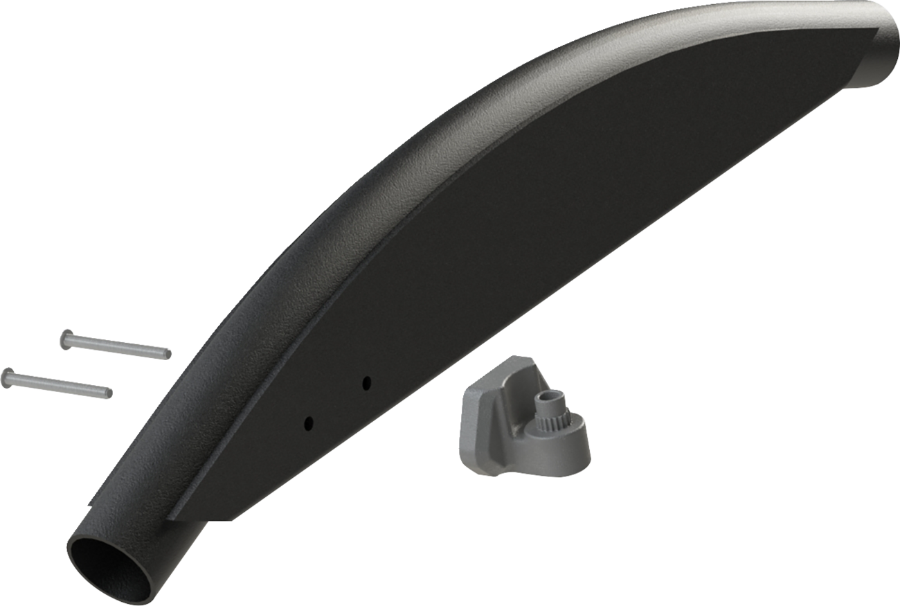 Moose offroad Mirror Adapter - Side View - Black
