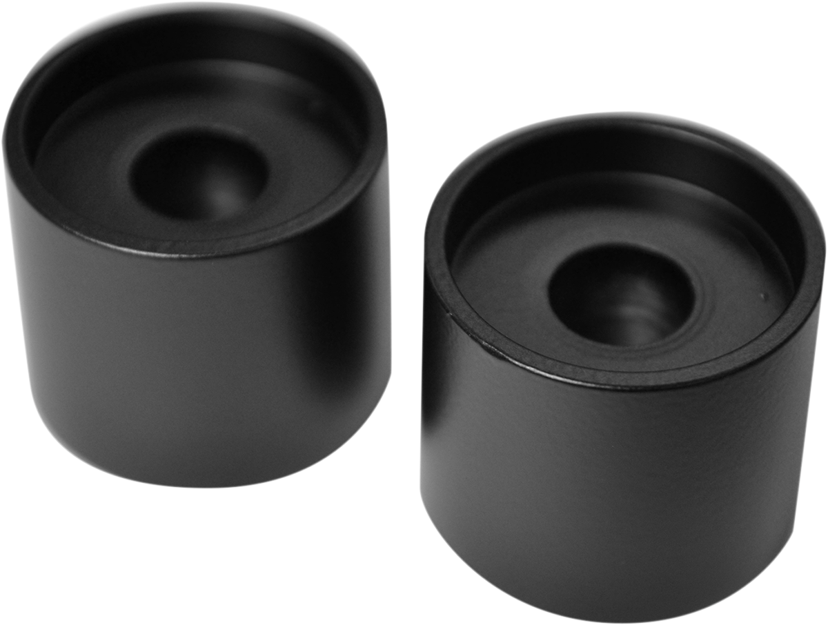 La choppers Handlebar Riser Extensions - 1" x 1-1/4" - Flat Black