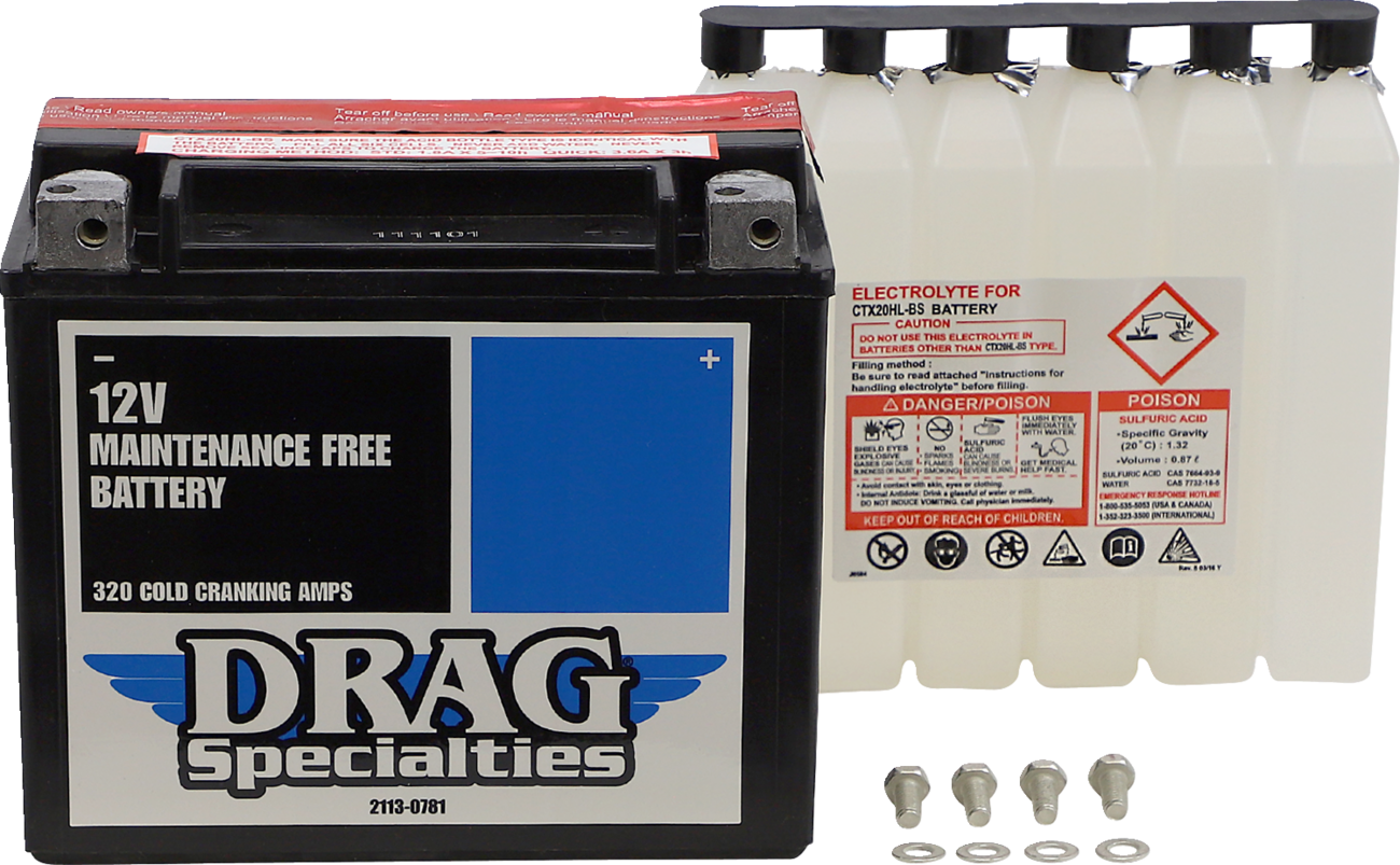 Drag specialties Battery - YTX20HLBSFT Harley Davidson