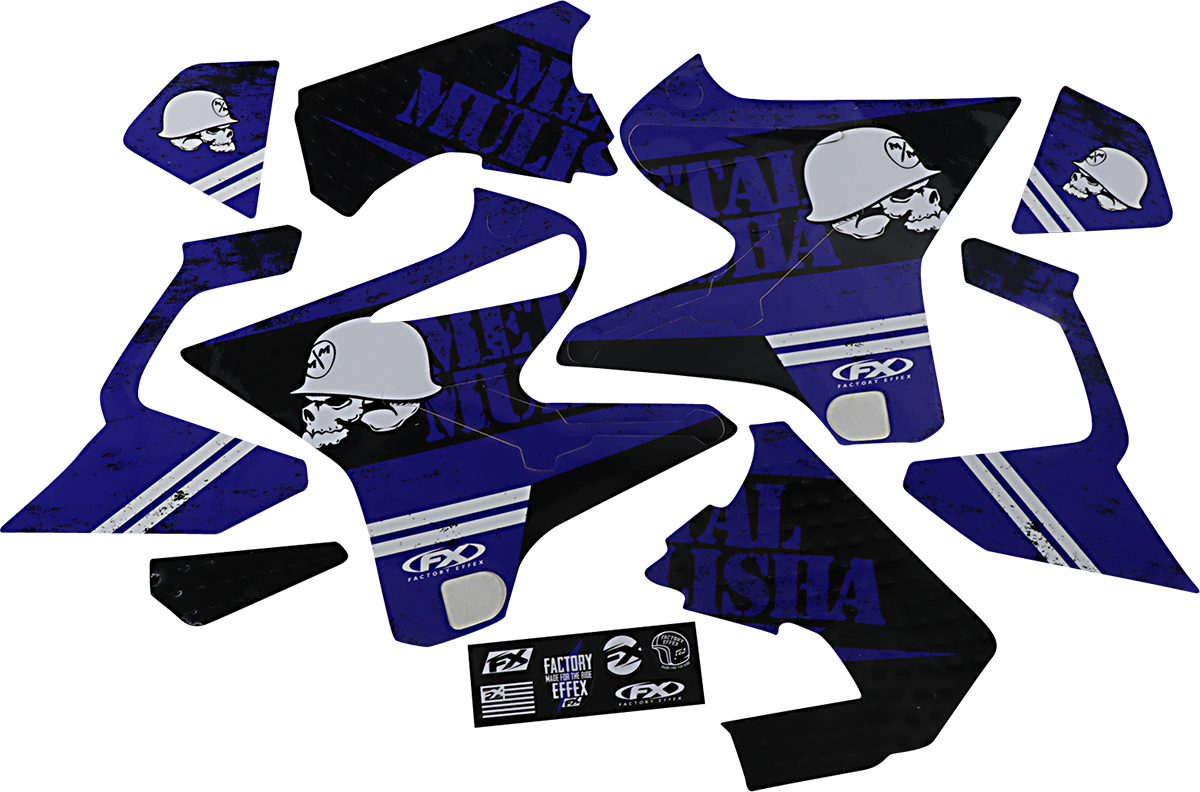 Factory Effex Metal Mulisha Shroud / Airbox Graphics Kit Yamaha YZ125 / YZ250 2015-2022