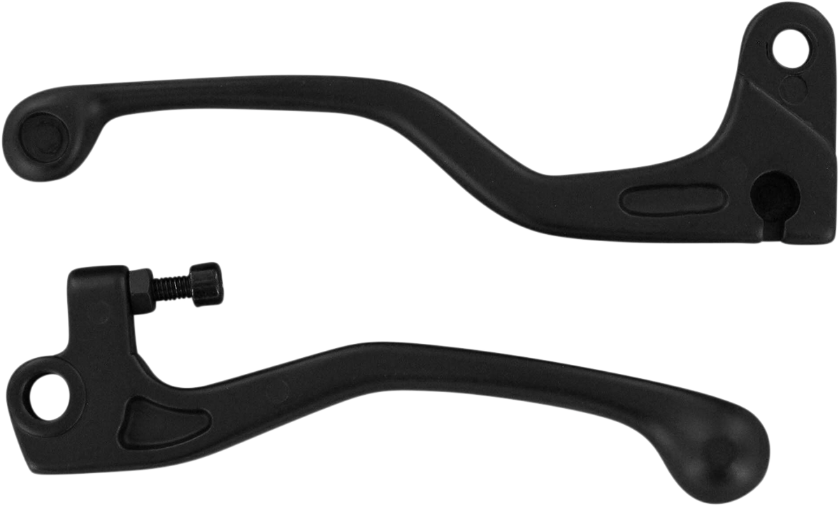 Parts unlimited Shorty Power Lever Set - Black Honda