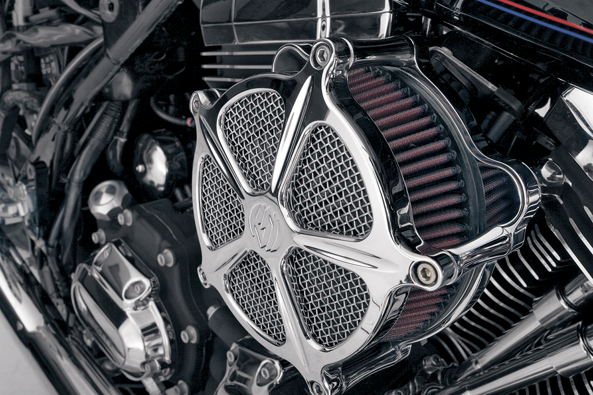 RSD Chrome Venturi Air Cleaner Kit 0817 Harley Davidson Dyna Touring