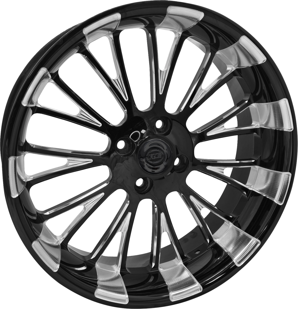 Rc components Wheel - Dynasty - Rear - Black Eclipse - 18x7 - Trike Harley Davidson