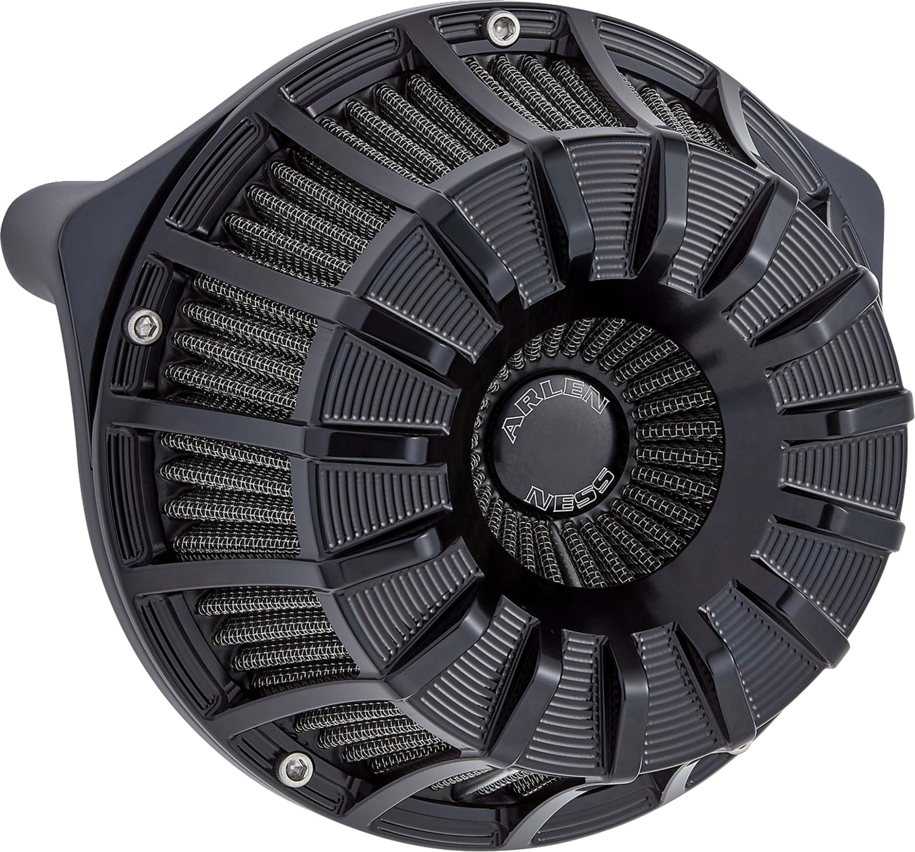 Arlen Ness 15-Spoke Inverted Series Air Cleaner Kit For Harley Touring / Softail 2023-2025