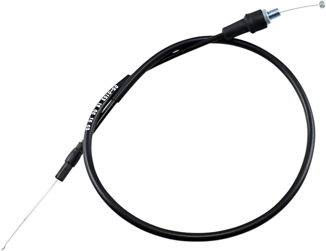 Black Vinyl Throttle Cable