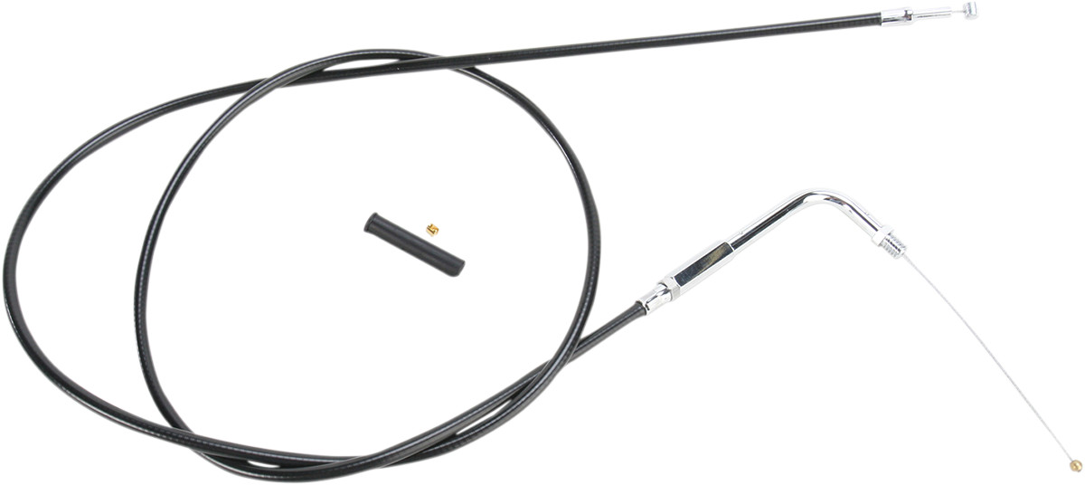 Drag Specialties Black Vinyl Throttle/Idle Cable