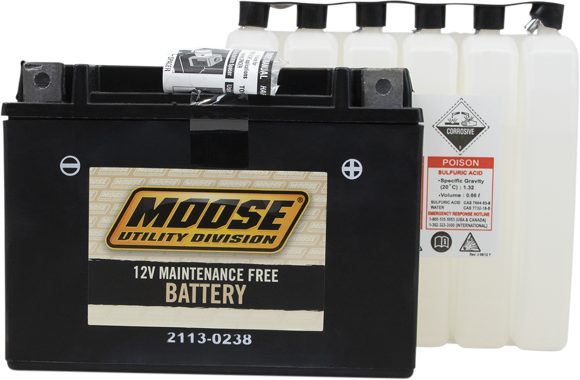 Moose offroad AGM Battery - YTX15L-BS 2003-2004 Can-Am Outlander 400 H.O. 4x4 / 2004-2005 Can-Am Outlander 330 H.O. 4x2