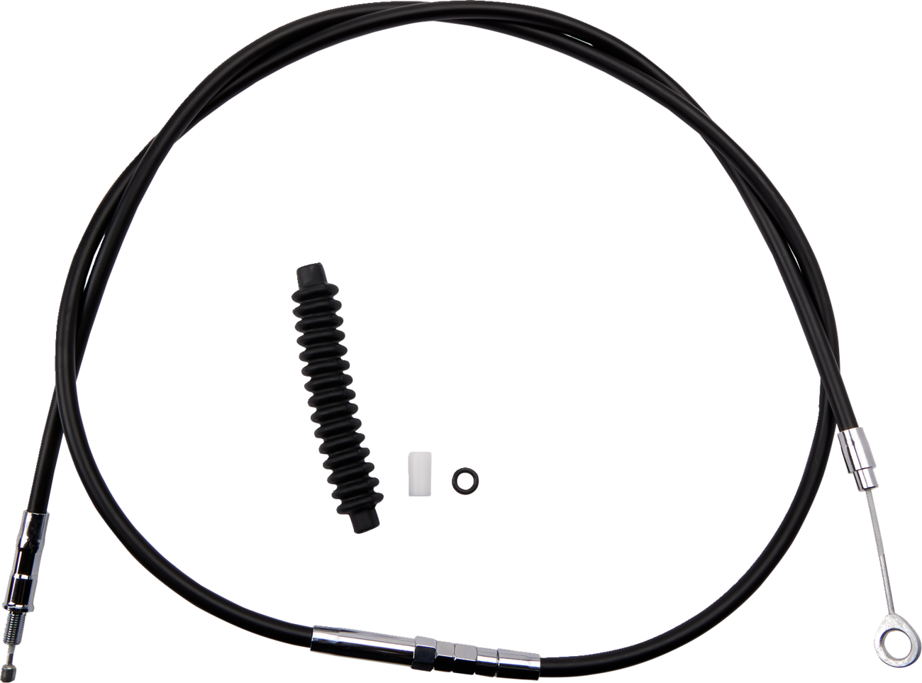 Drag Specialties High-Efficiency Black Vinyl Clutch Cable
