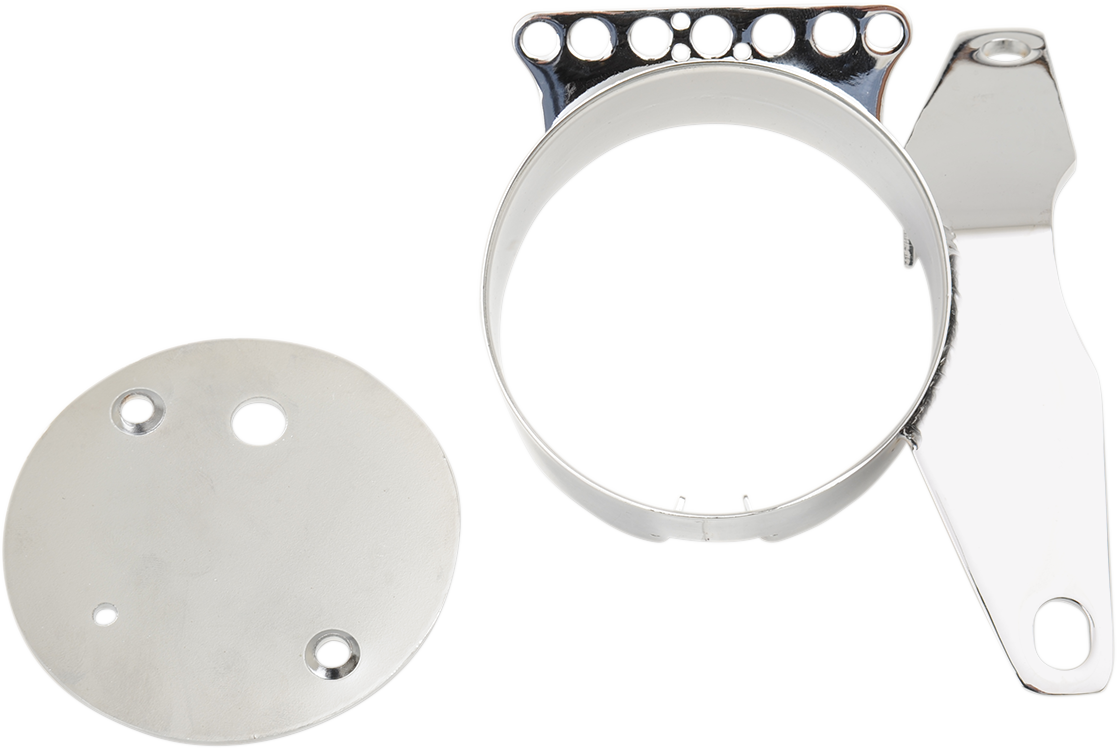 Drag specialties Speedometer Relocation Bracket - Chrome Harley Davidson