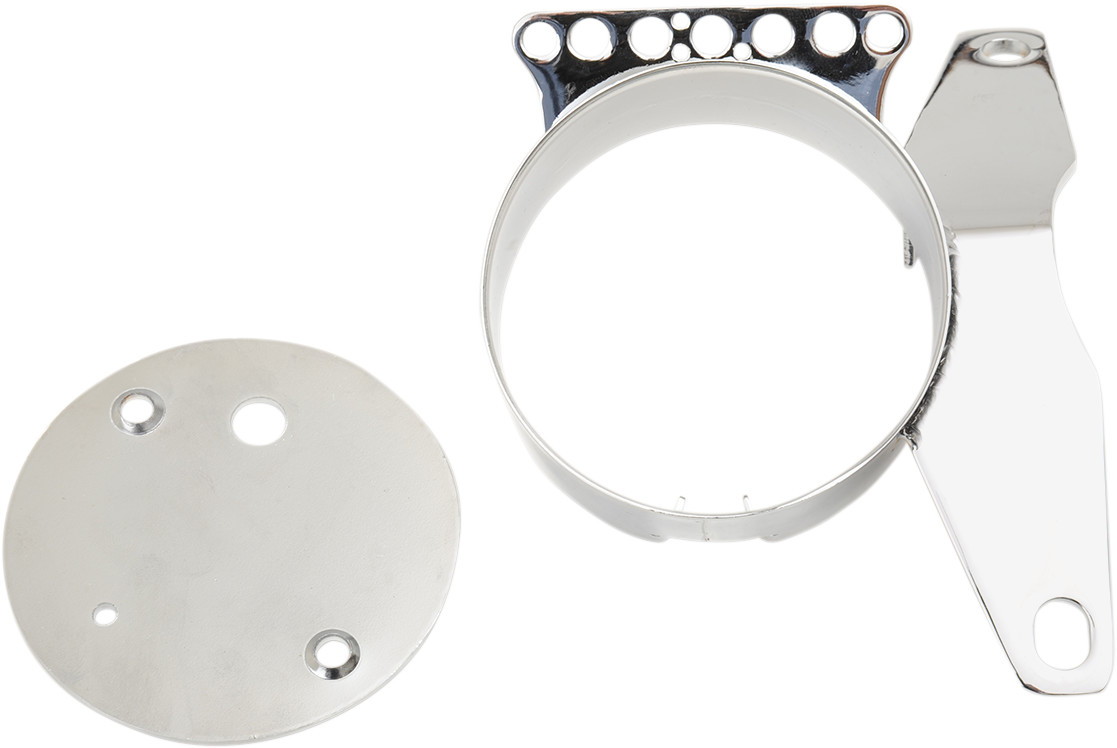 Drag specialties Speedometer Relocation Bracket - Chrome Harley Davidson