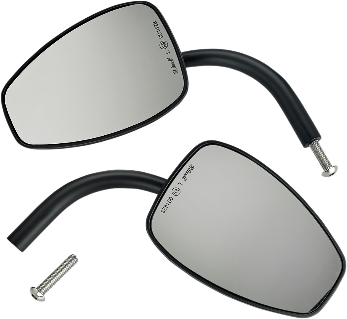 BILTWELL Utility Mirror with Perch Mount