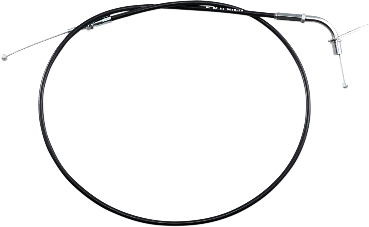 Black Vinyl Throttle Cable