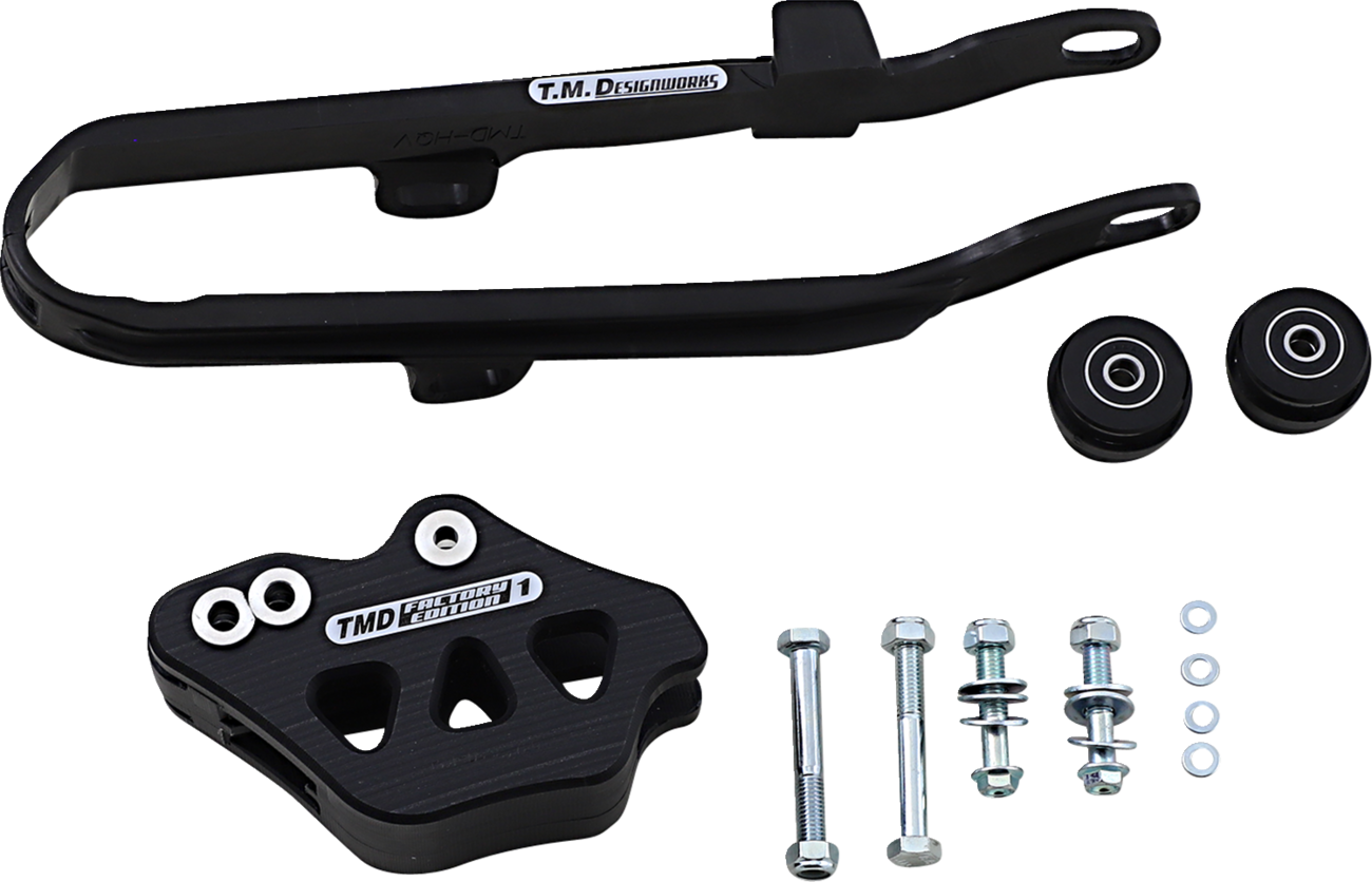 T.m. designworks Chain Guide/Slider - Black - Husqvarna/SWM