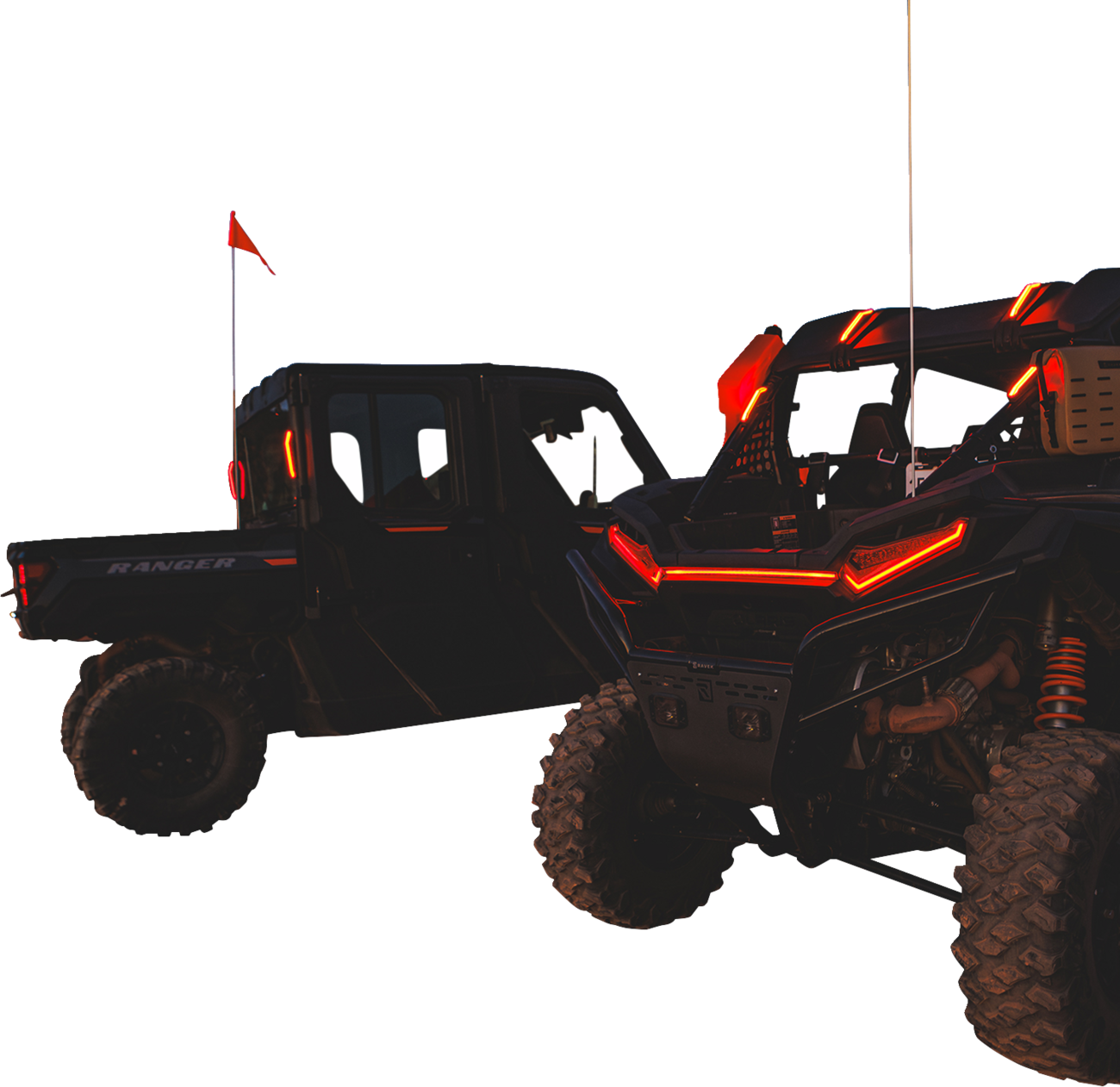Ravek Running/Brake Light - Red - Ranger Polaris