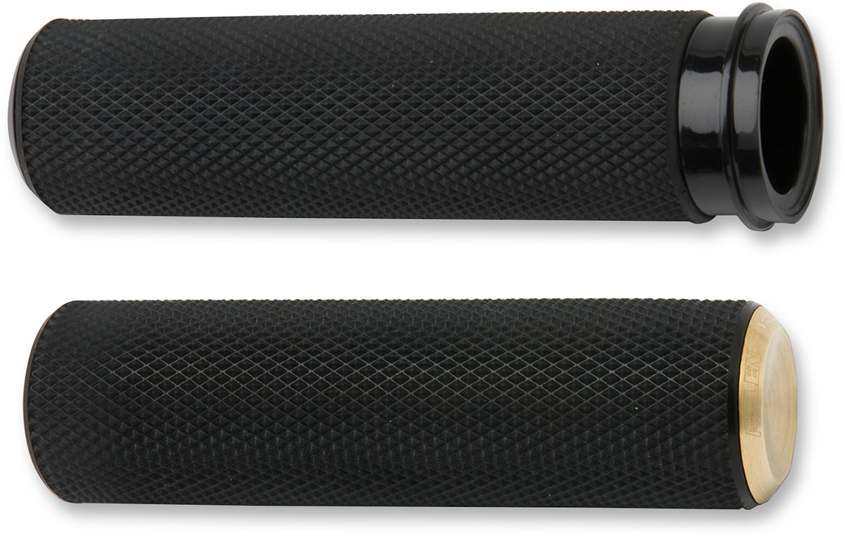 Arlen ness Knurled Grips - Cable - Brass Harley Davidson