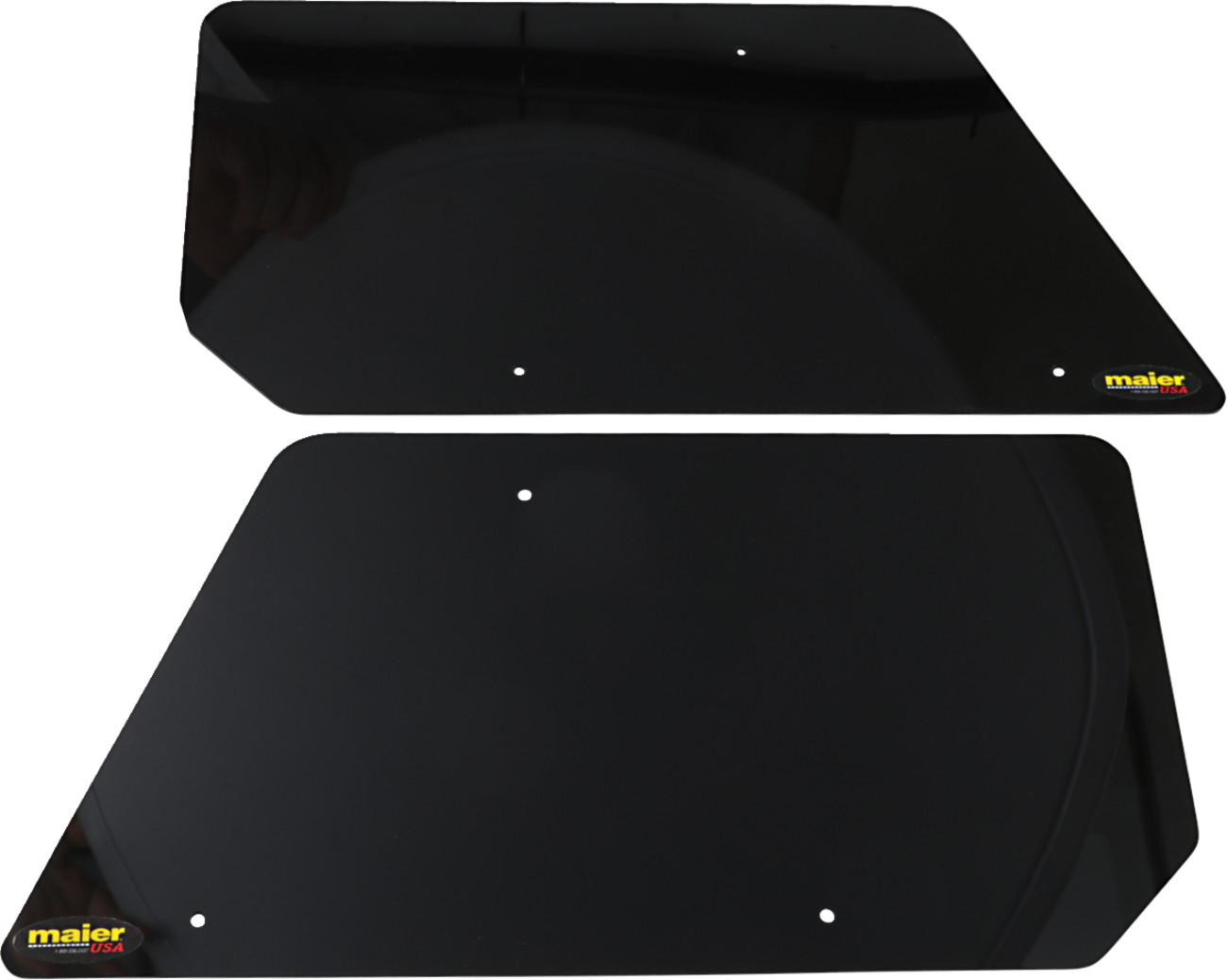 Maier Rear Number Plates - Black 2016-2020 Yamaha YXZ1000R / 2017-2020 Yamaha YXZ1000R SS