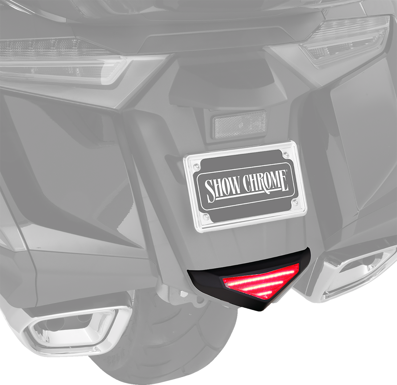 SHOW CHROME Rear Fender Lower Trim Light