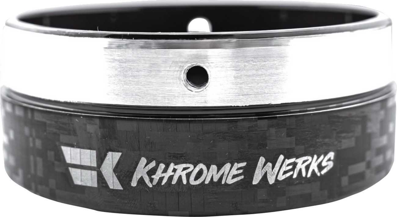 Khrome Werks Billet Tip With Digital Etch For Khrome Werks 4-1/2" Mufflers