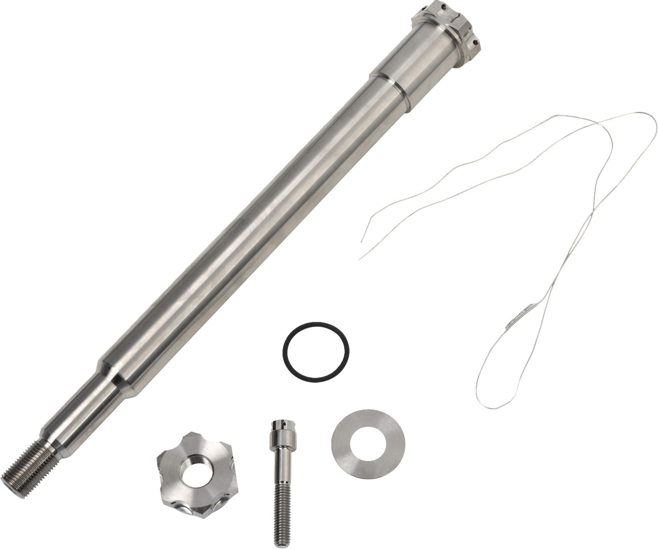 Trask Titanium Front Axle Kit For Harley Touring 2008-2025