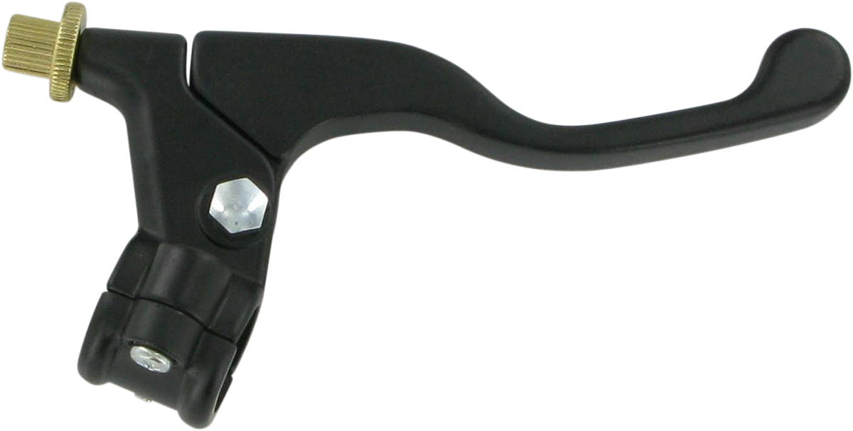Parts unlimited Shorty Style Power Lever Assembly - Right Hand - Yamaha - Black
