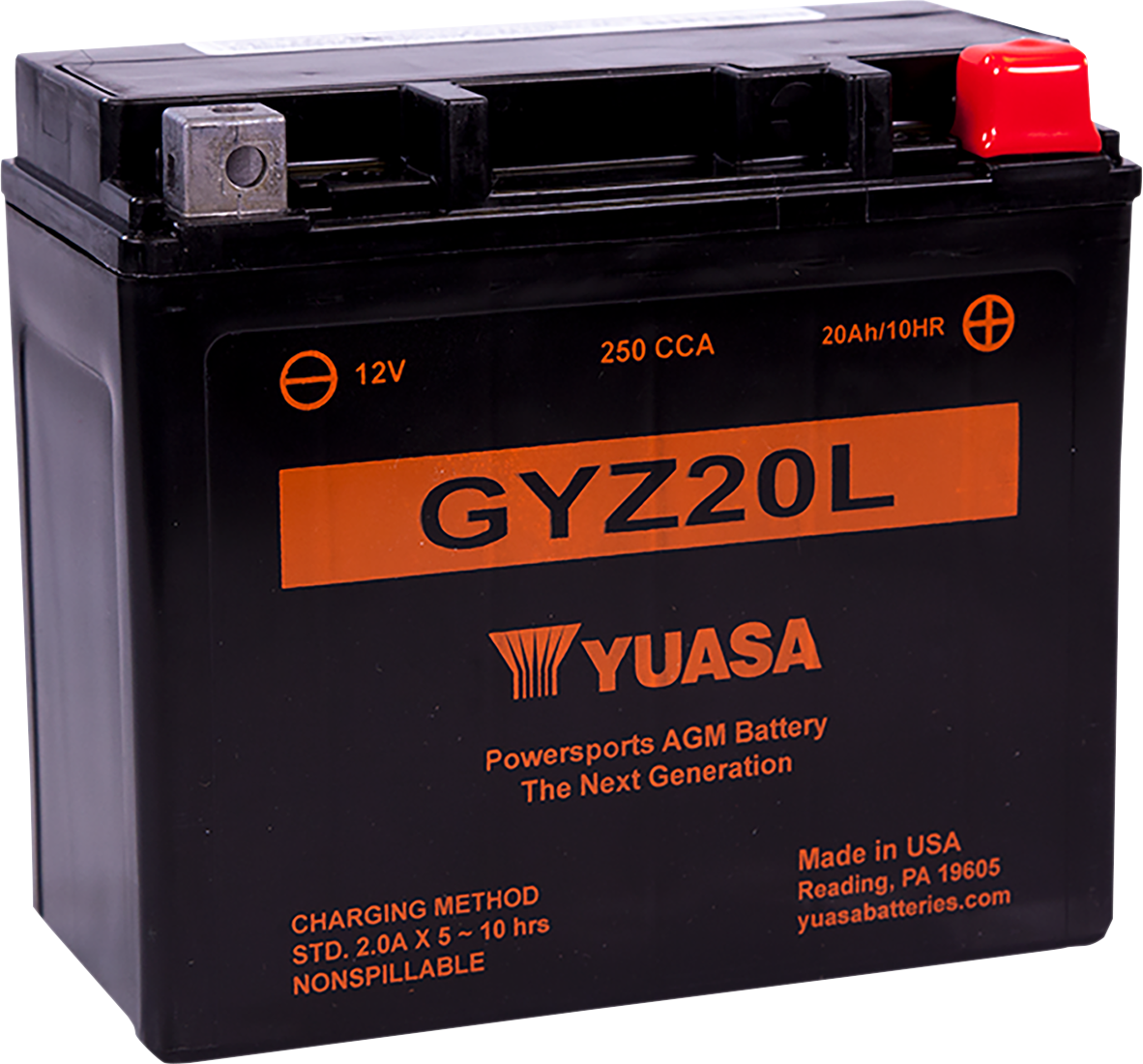 GYZ Factory-Activated AGM Maintenance-Free Battery