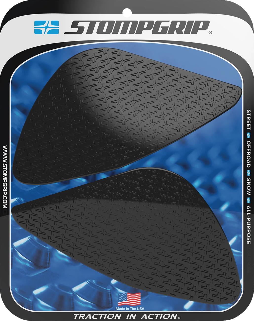 Stompgrip Icon Profile Traction Pad Tank Grips 2021-2024 Triumph Speed Triple 1200 RS / 2021-2024 Triumph Speed Triple 1200 RR