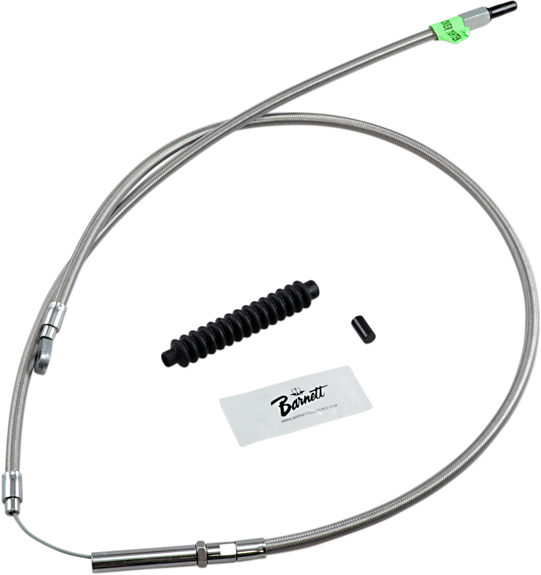 BARNETT High-Efficiency Stainless Steel Clutch Cable for Harley-Davidson