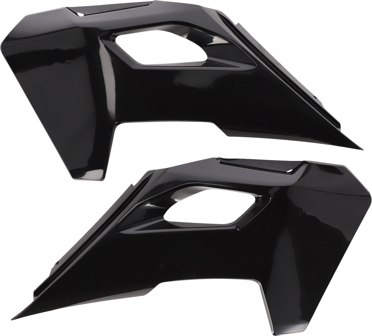Acerbis Radiator Shrouds - Black Husqvarna