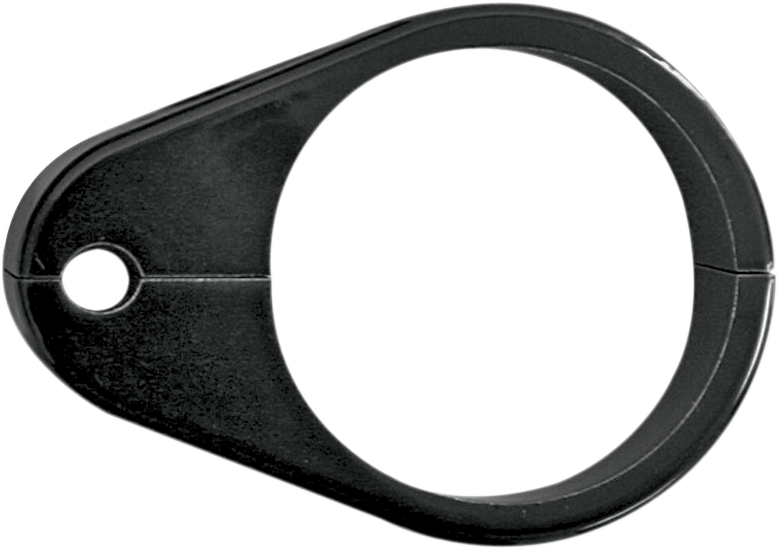 Drag specialties Cable Clamp - Single Throttle/Idle - 1-1/2" - Black