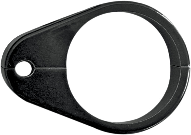 Drag specialties Cable Clamp - Single Throttle/Idle - 1-1/2" - Black