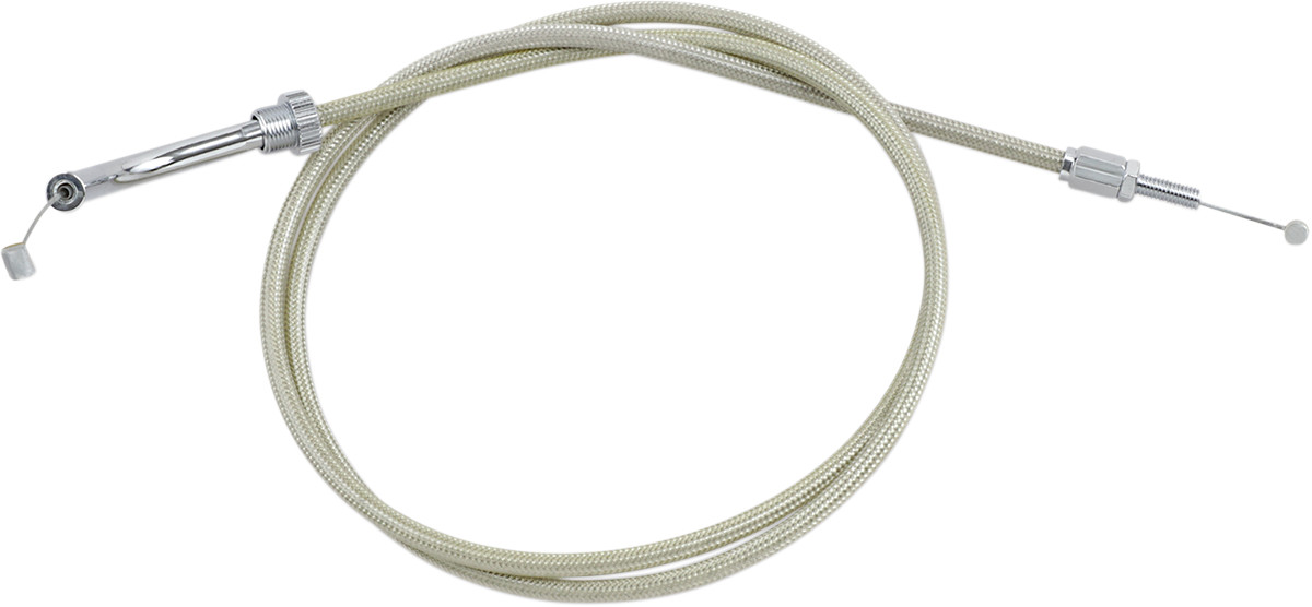 MOTION PRO Armor Coat Stainless Steel Throttle/Idle Cable for Cruisers
