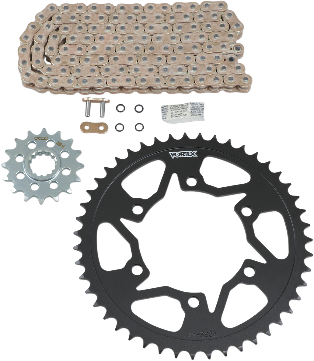 Vortex V3 HFR Quick Accel Chain And Sprocket Kit Yamaha R1 2006-2008