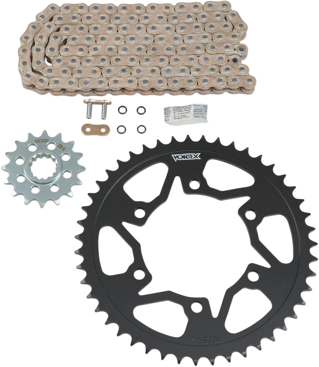 Vortex V3 HFR Quick Accel Chain And Sprocket Kit Yamaha R1 2006-2008
